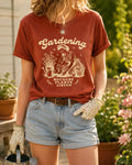Gardening Because Plants Listen T-Shirt – Vintage Garden Lover Tee