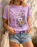 Let It Grow Wildflower T-Shirt – Botanical Garden Lover Graphic Tee