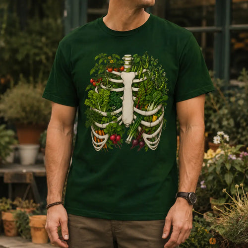 Garden Grown Within T-Shirt – Vegetable Ribcage Gardening Graphic Tee