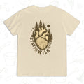 Stay Wild Nature T-Shirt – Anatomical Heart Forest Graphic Tee