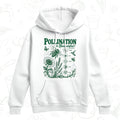 Pollination Is Beautiful Hoodie – Gothic Bee and Botanical Pullover