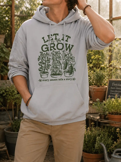 Let It Grow Vegetable Gardening Hoodie – Grow Your Own Garden Pullover